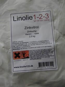 Zinkvitriol - zinksulfat - 2,5 kg